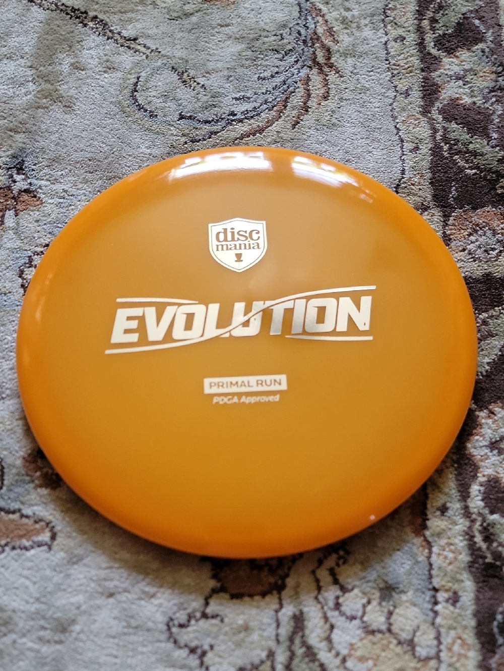 NEW Discmania Evolution Origin Primal 1st Run Midrange Driver Orange 177 Grams